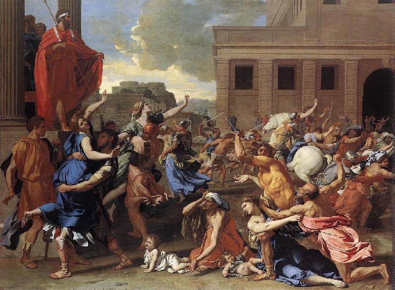 Nicolas Poussin The Rape of the Sabine Women